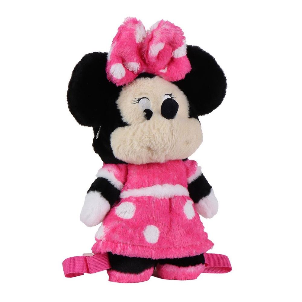 Minnie Mouse Plysbamse Rygsæk (17 x 30 x 11 cm) | Minnie Mouse Taske / Pung - Temashop