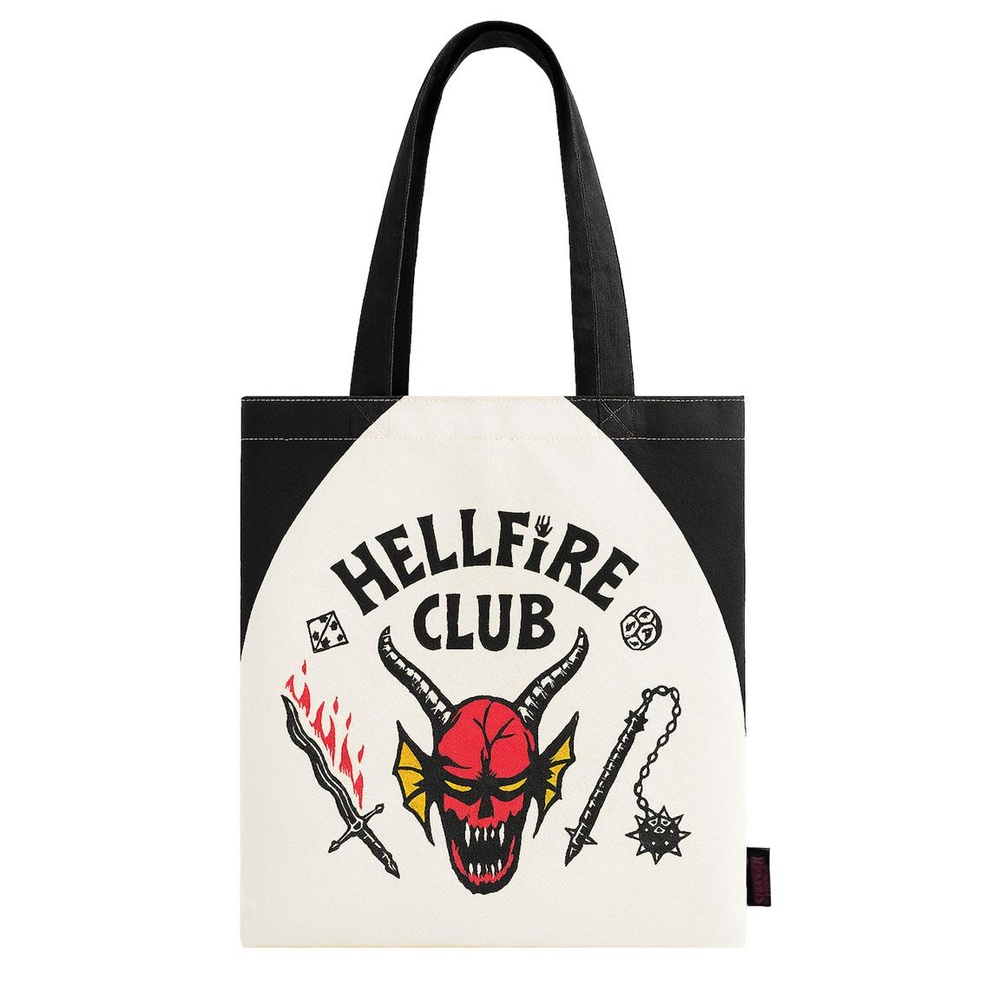 Stranger Things Hellfire Club Shoppingtaske (36 x 39 x 0,4 cm) | Stranger Things Taske / Pung - Temashop