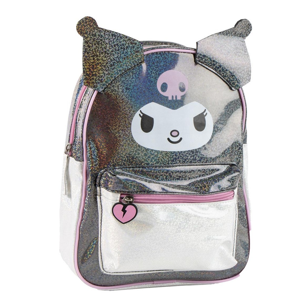 Hello Kitty Kuromi Holografisk Rygsæk (25 x 30 x 12 cm) | Hello Kitty Taske / Pung - Temashop