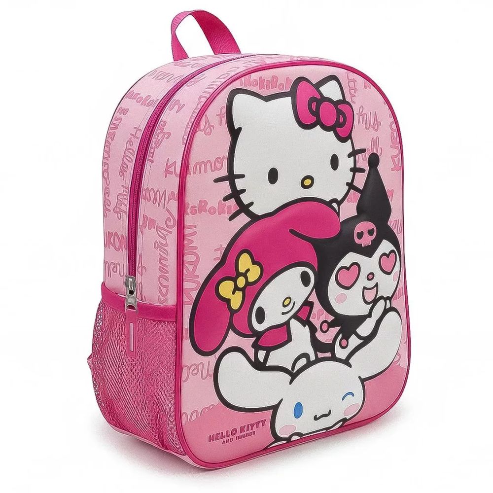 Hello Kitty 3D Rygsæk Lyserød (25 x 30 x 12 cm) | Hello Kitty Taske / Pung - Temashop