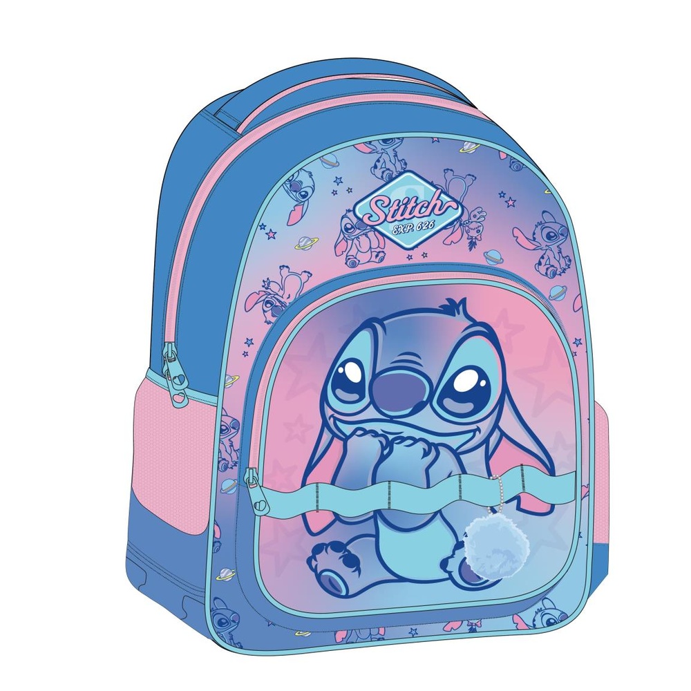 Stitch Skoletaske (32 x 42 x 15 cm) | Stitch Taske / Pung - Temashop