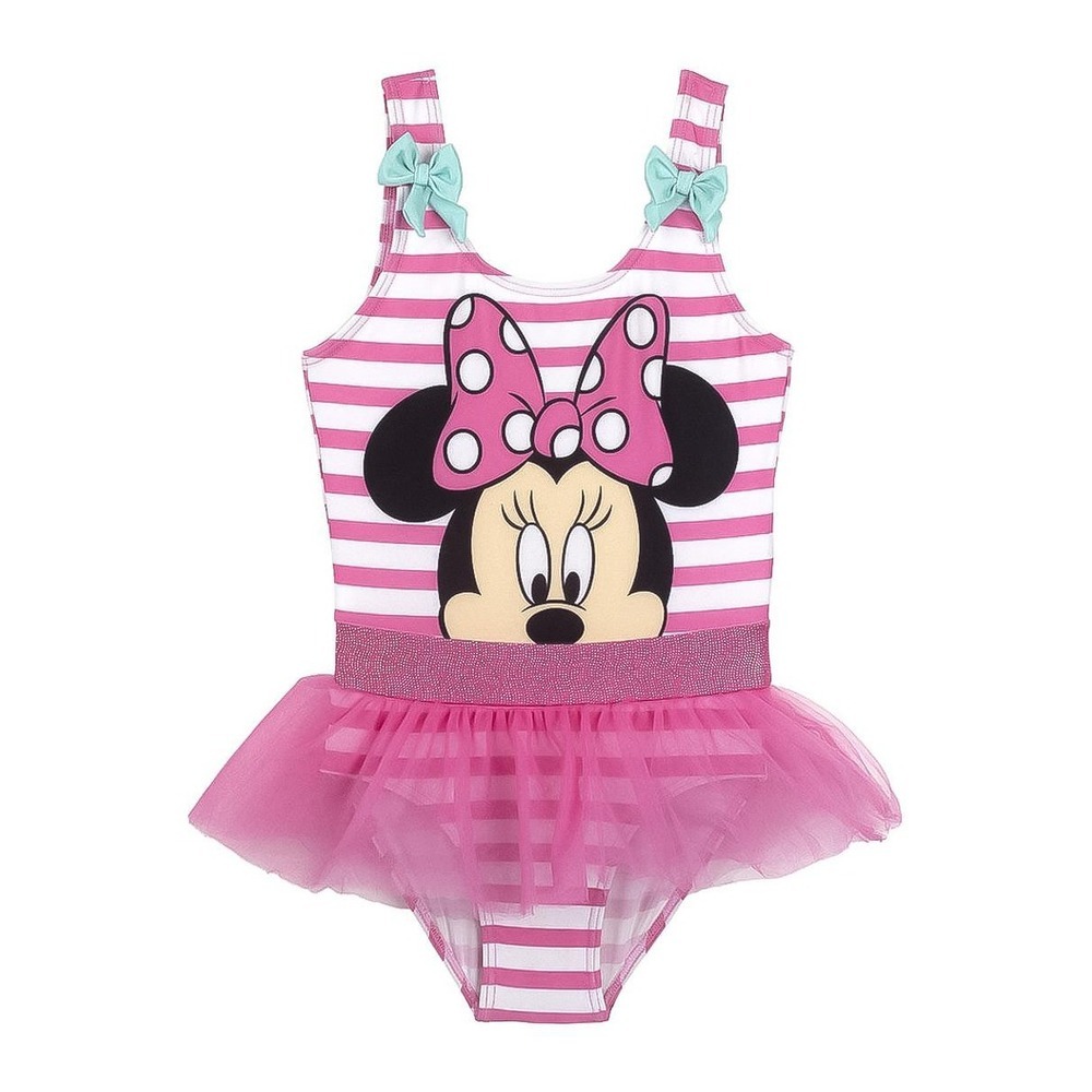 Minnie Mouse Badedragt Med Tylskørt | Minnie Mouse Badetøj - Temashop