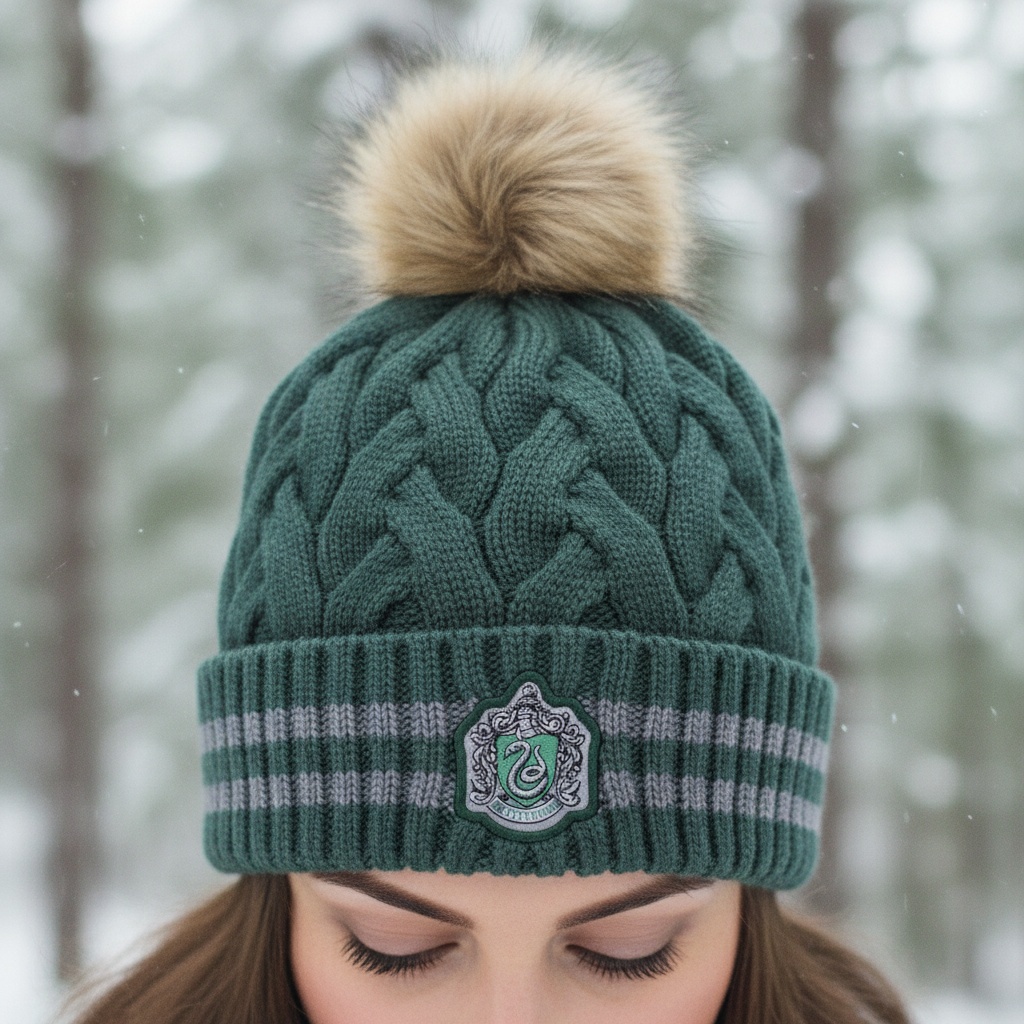 Harry Potter Slytherin Hue Grøn | Harry Potter Hat / Hue / Hjelm - Temashop