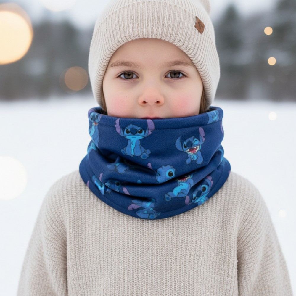 Stitch Halsedisse Blå | Stitch Tørklæde - Temashop