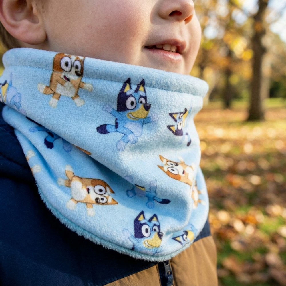 Bluey Halsedisse Lyseblå | Bluey Tørklæde - Temashop