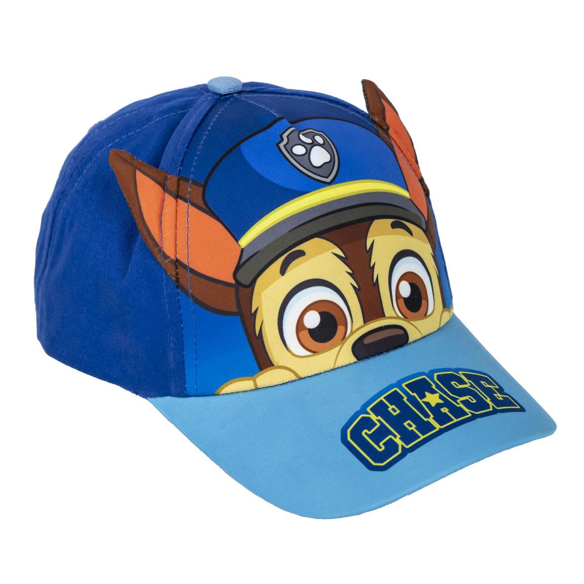 Paw Patrol Chase Kasket Blå (53 cm) | Paw Patrol Hat / Hue / Hjelm - Temashop