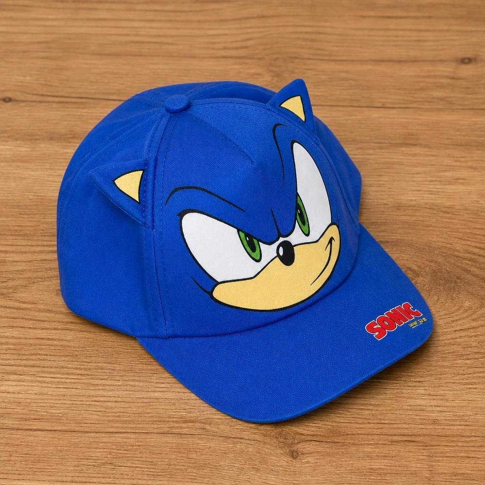 Sonic Kasket Blå (53 cm) | Sonic Hat / Hue / Hjelm - Temashop