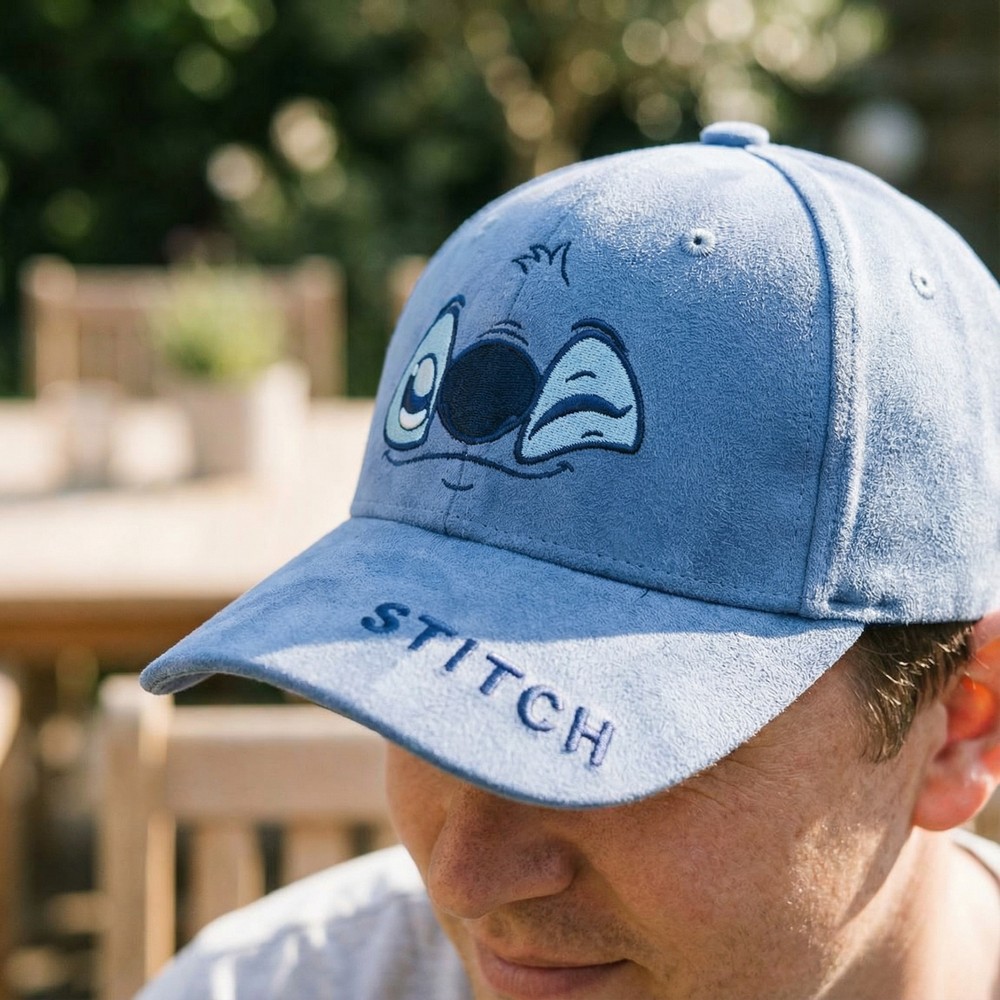 Stitch Kasket Blå (57 cm) | Stitch Hat / Hue / Hjelm - Temashop
