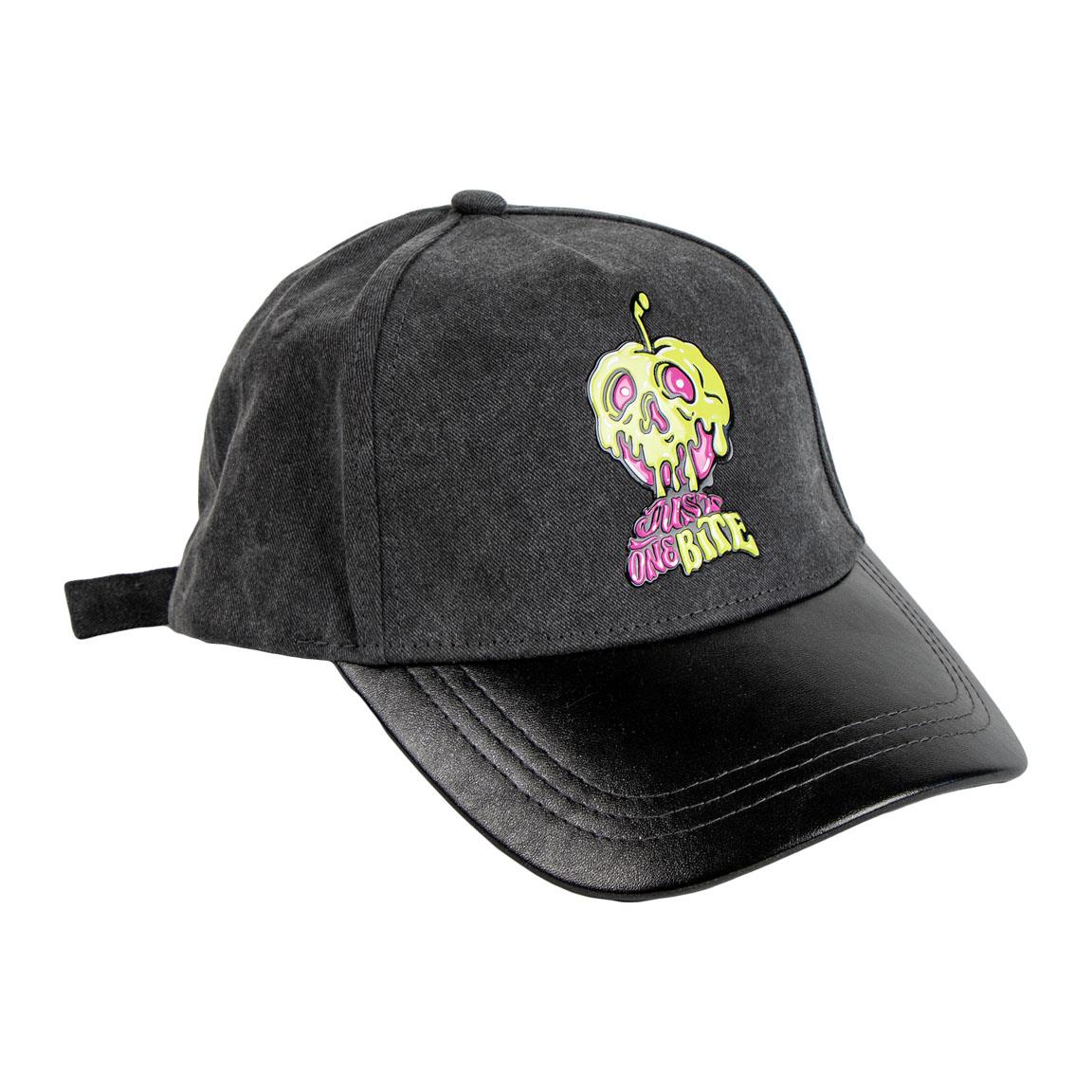 Snow White Just One Bite Kasket Sort (57 cm) | Snehvide Hat / Hue / Hjelm - Temashop