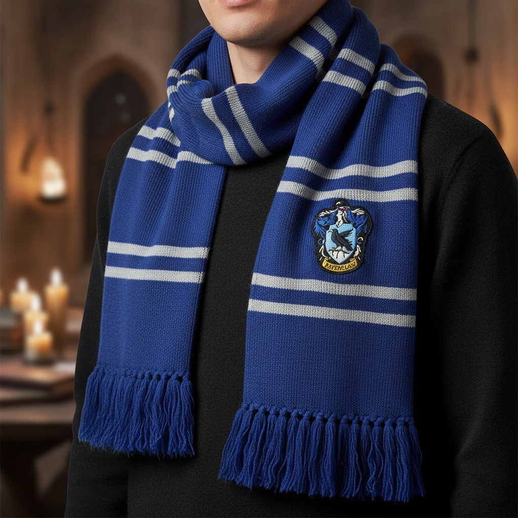 Harry Potter Ravenclaw Halstørklæde | Harry Potter Tørklæde - Temashop