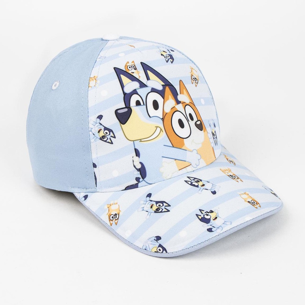 Bluey Kasket Lyseblå (51 cm) | Bluey Hat / Hue / Hjelm - Temashop