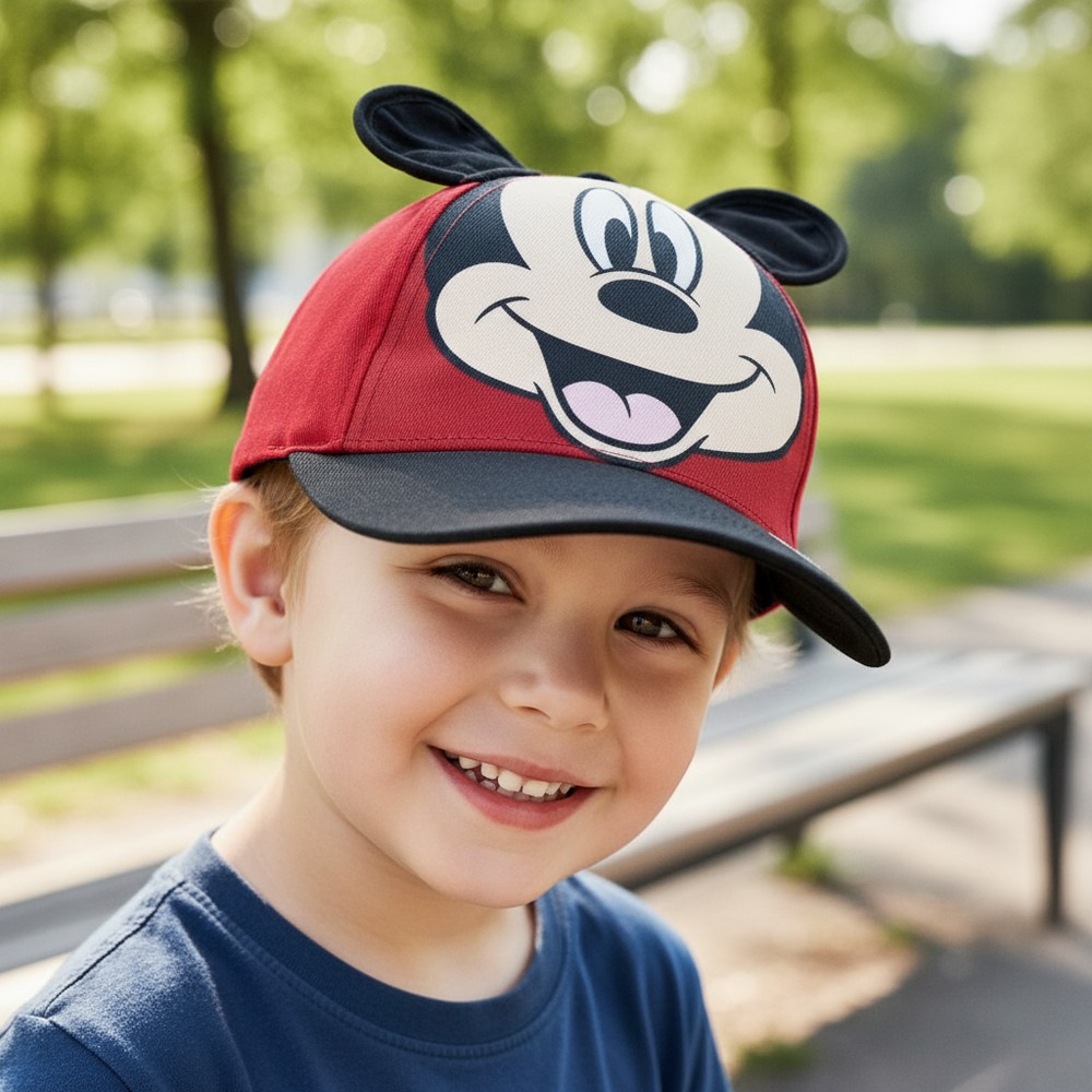 Mickey Mouse Ører Kasket (53 cm) | Mickey Mouse Hat / Hue / Hjelm - Temashop