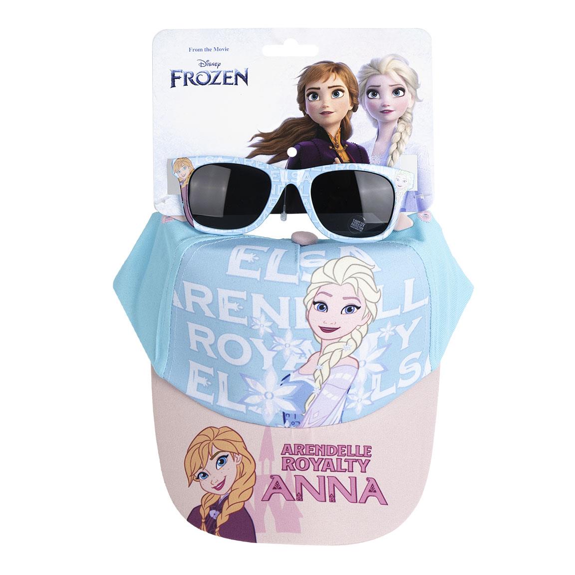 FrozenÂ® Anna & Elsa Kasket & Solbriller Lyseblå/Lyserød