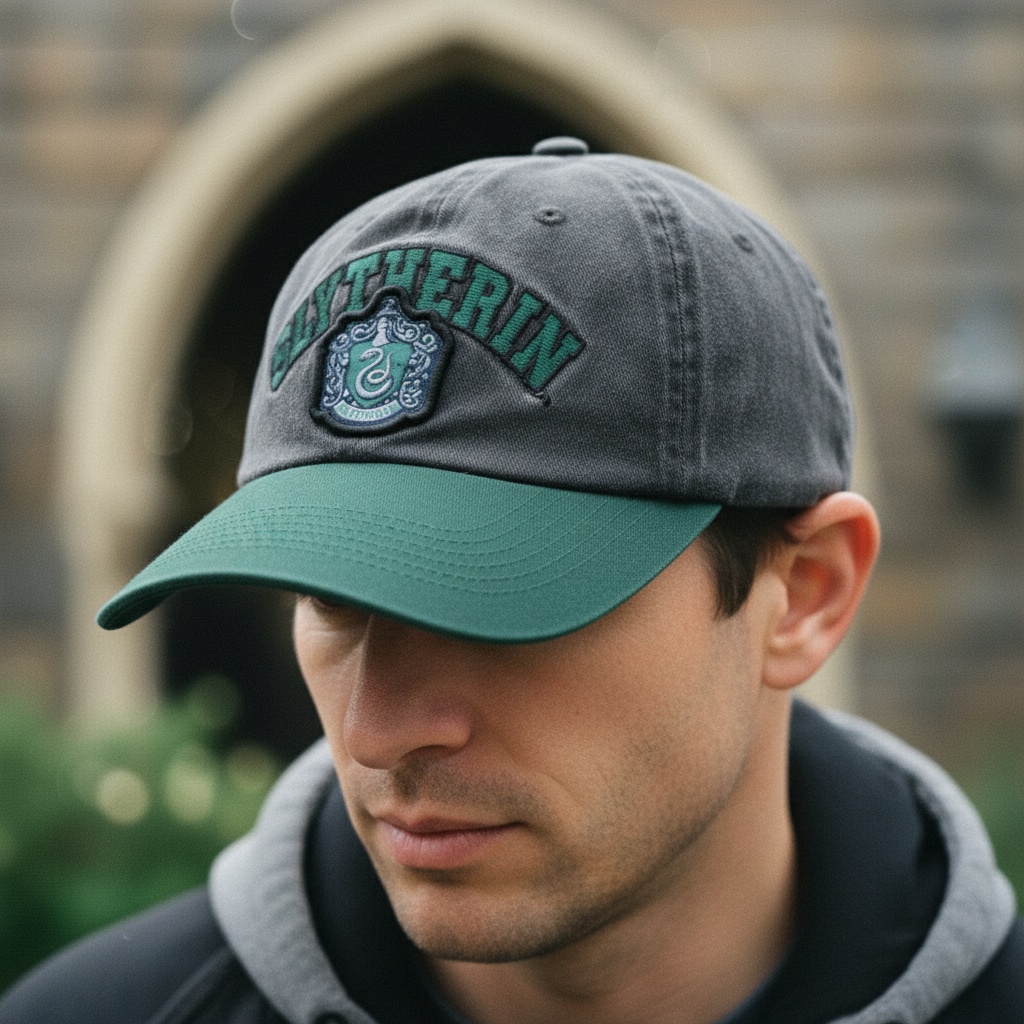 Harry Potter Slytherin Kasket (58 cm) | Harry Potter Hat / Hue / Hjelm - Temashop