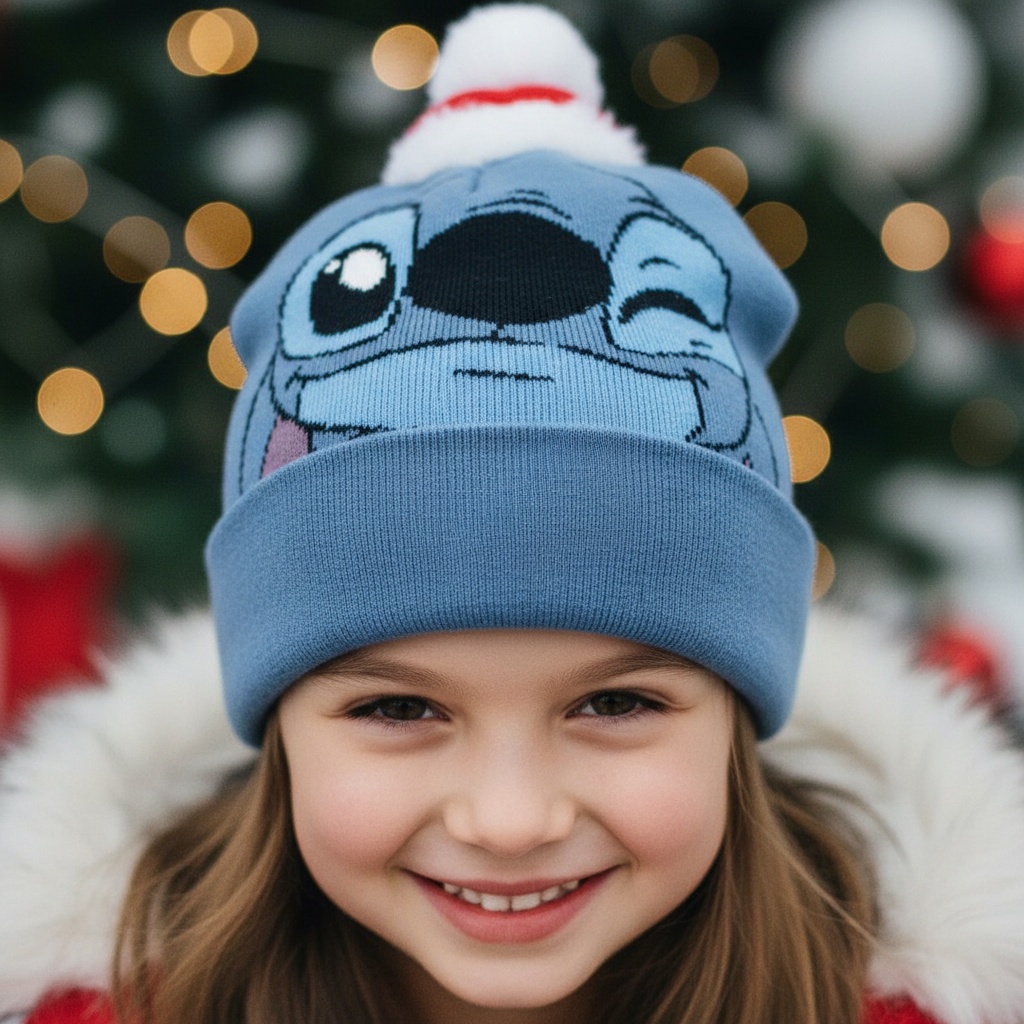Stitch Jule Hue (22 x 2 x 21 cm) | Stitch Hat / Hue / Hjelm - Temashop
