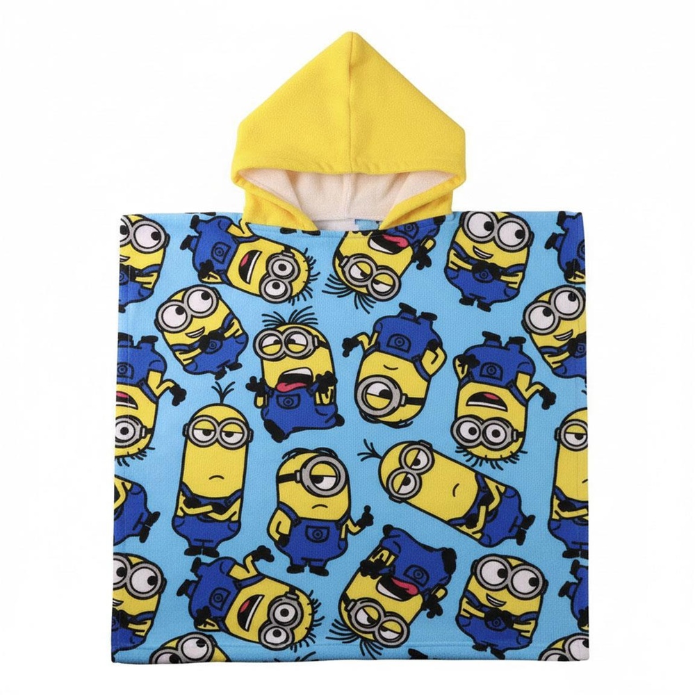 Minions Håndklædeponcho (55 x 77 x 1 cm) | Minions Håndklæder - Temashop