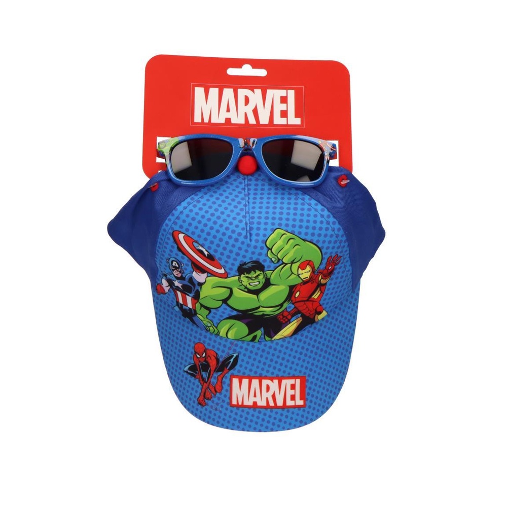 AvengersÂ® Hulk Kasket & Solbriller Blå