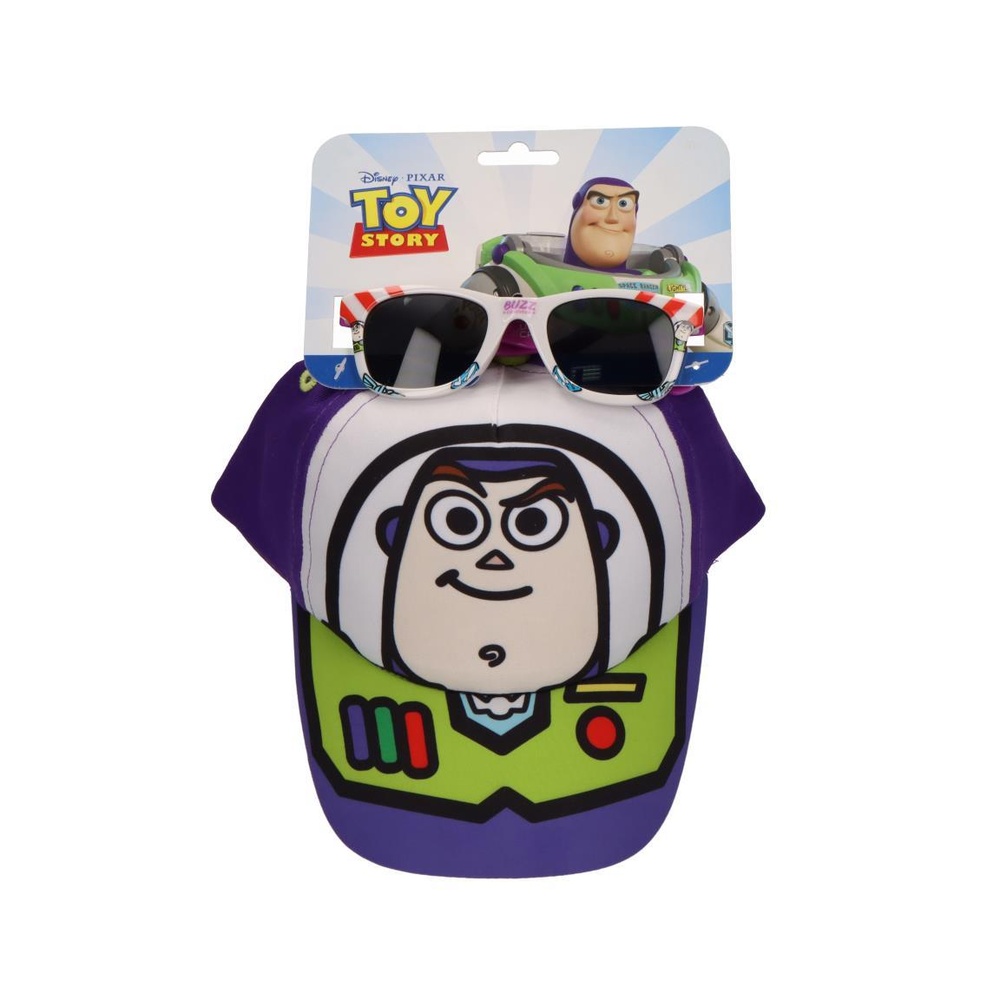 Toy Story Buzz Lightyear Kasket & Solbriller | Toy Story Tilbehørskit - Temashop