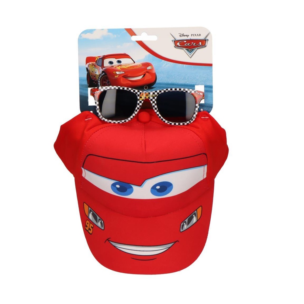 Cars Kasket & Solbriller | Cars Tilbehørskit - Temashop