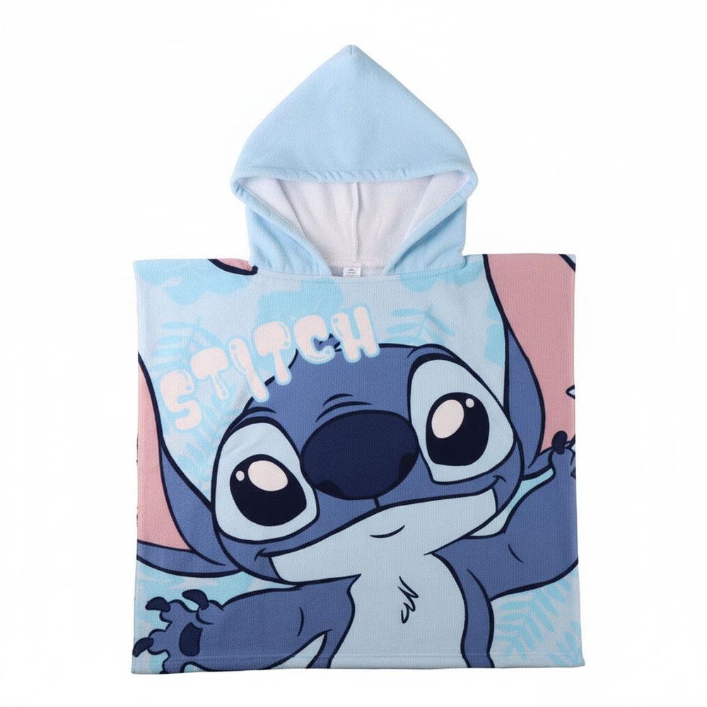 Stitch Håndklædeponcho (55 x 77 x 1 cm) | Stitch Håndklæder - Temashop
