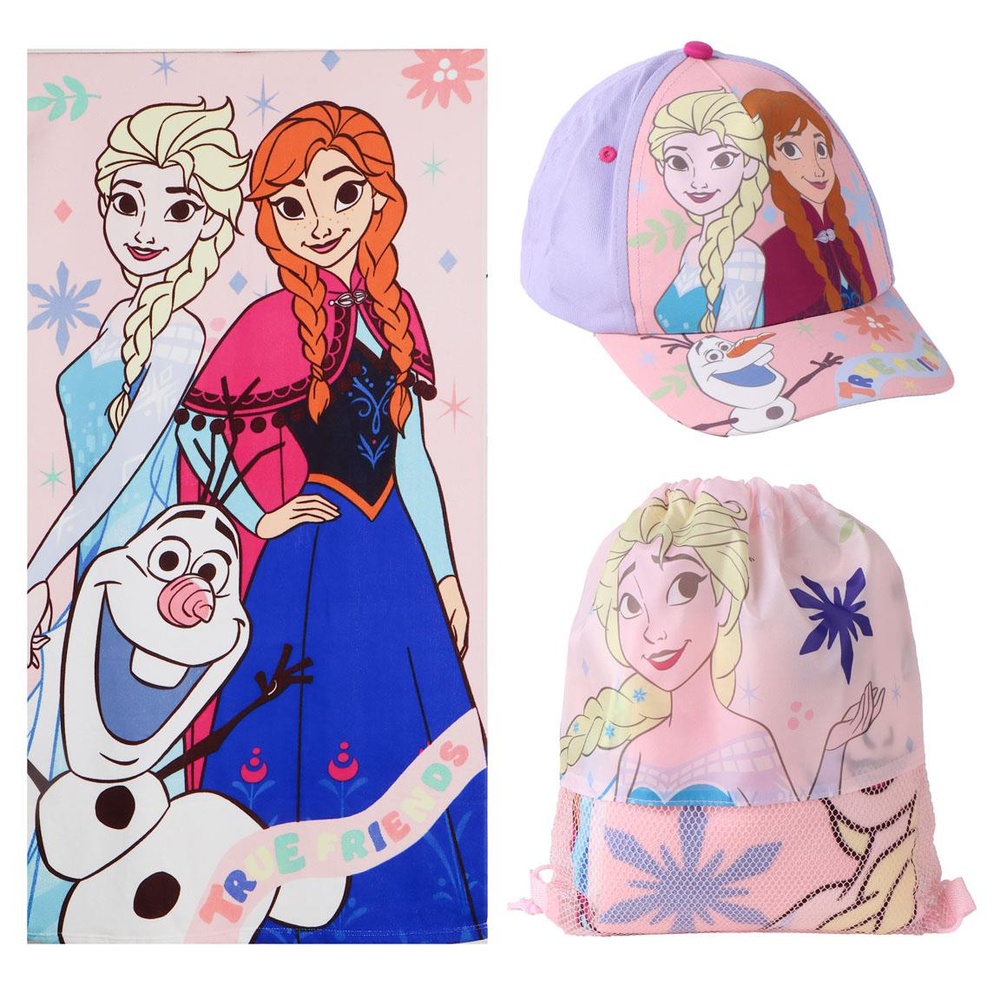 FrozenÂ® Anna & Elsa Strandhåndklædesæt