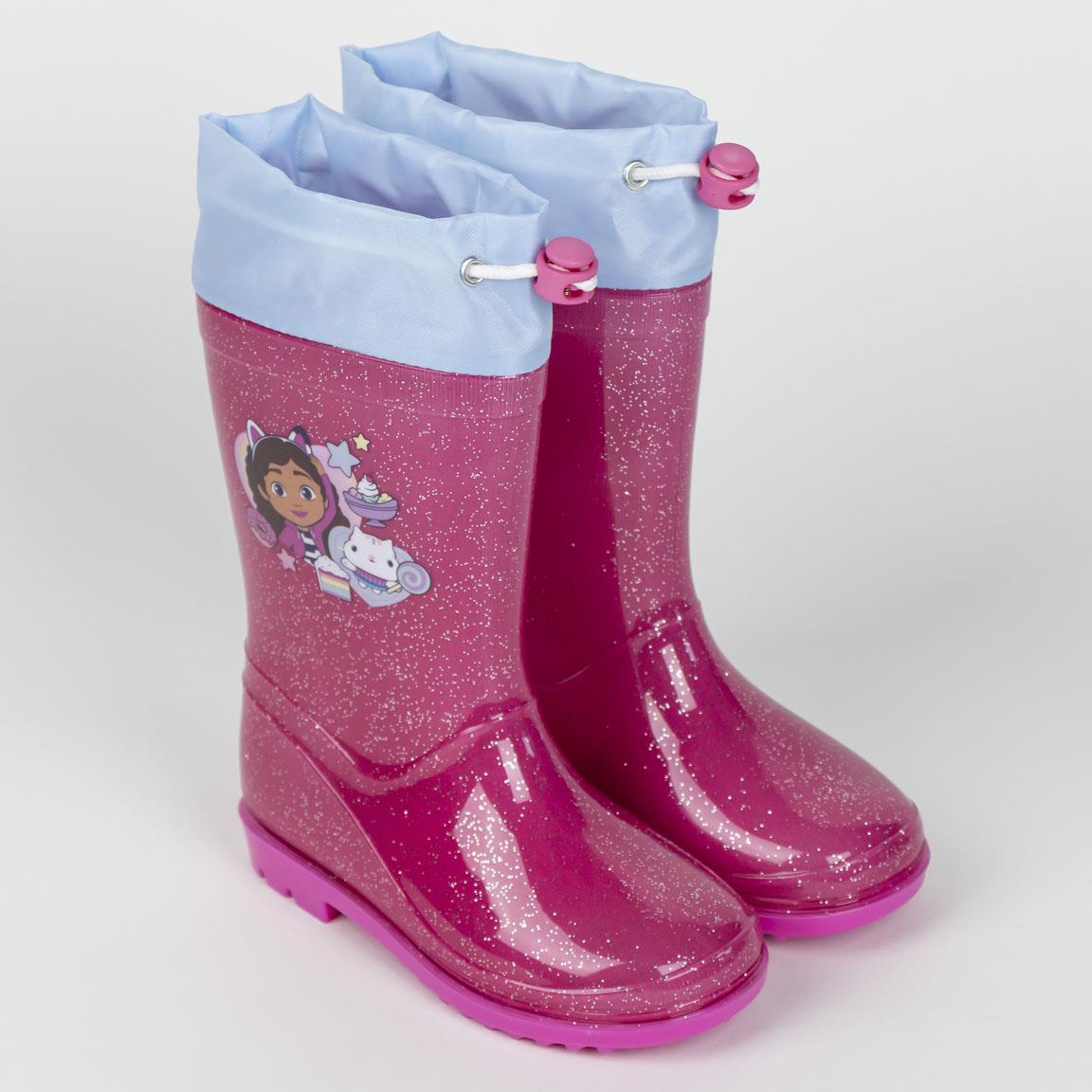 Gabbys Dukkehus Børne Gummistøvler Pink | Gabbys Dollhouse Sko / Covers - Temashop