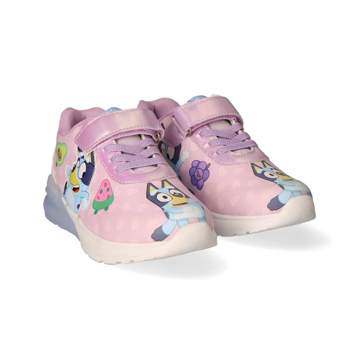 Bluey Sneakers Med Lys Lyserød | Bluey Sko / Covers - Temashop