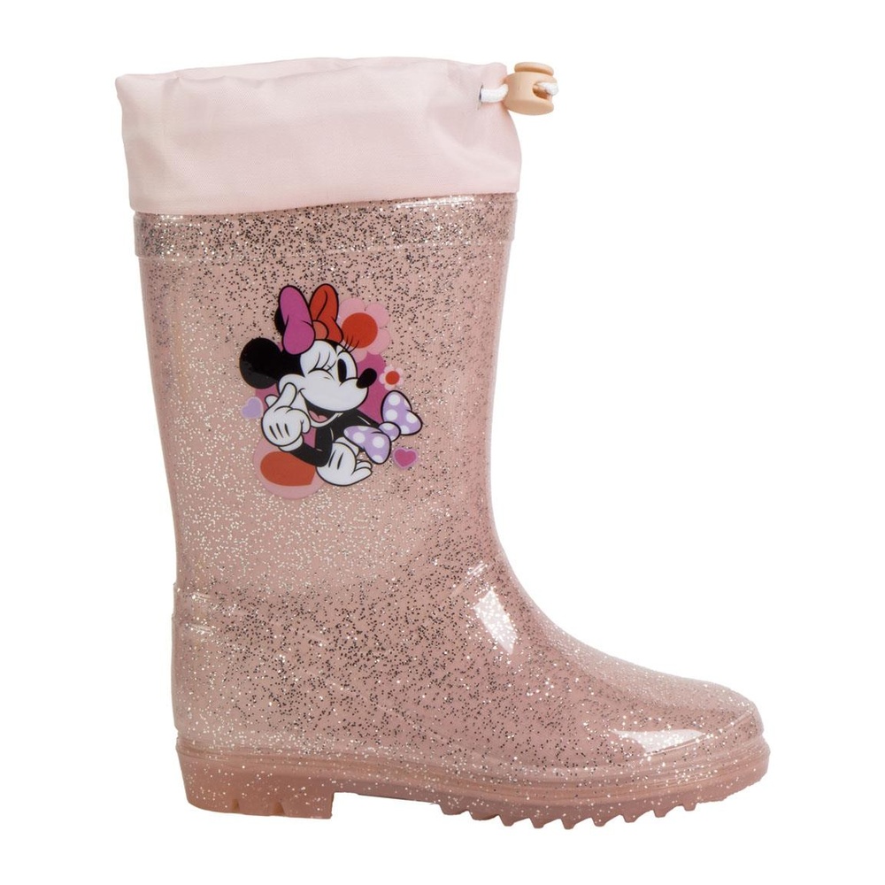 Minnie Mouse Glitter Gummistøvler | Minnie Mouse Sko / Covers - Temashop