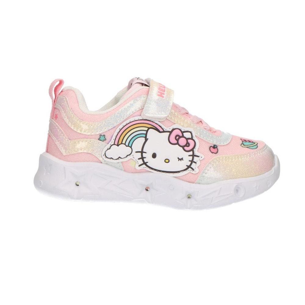 Hello Kitty Regnbue Sneakers Med Lys | Hello Kitty Sko / Covers - Temashop