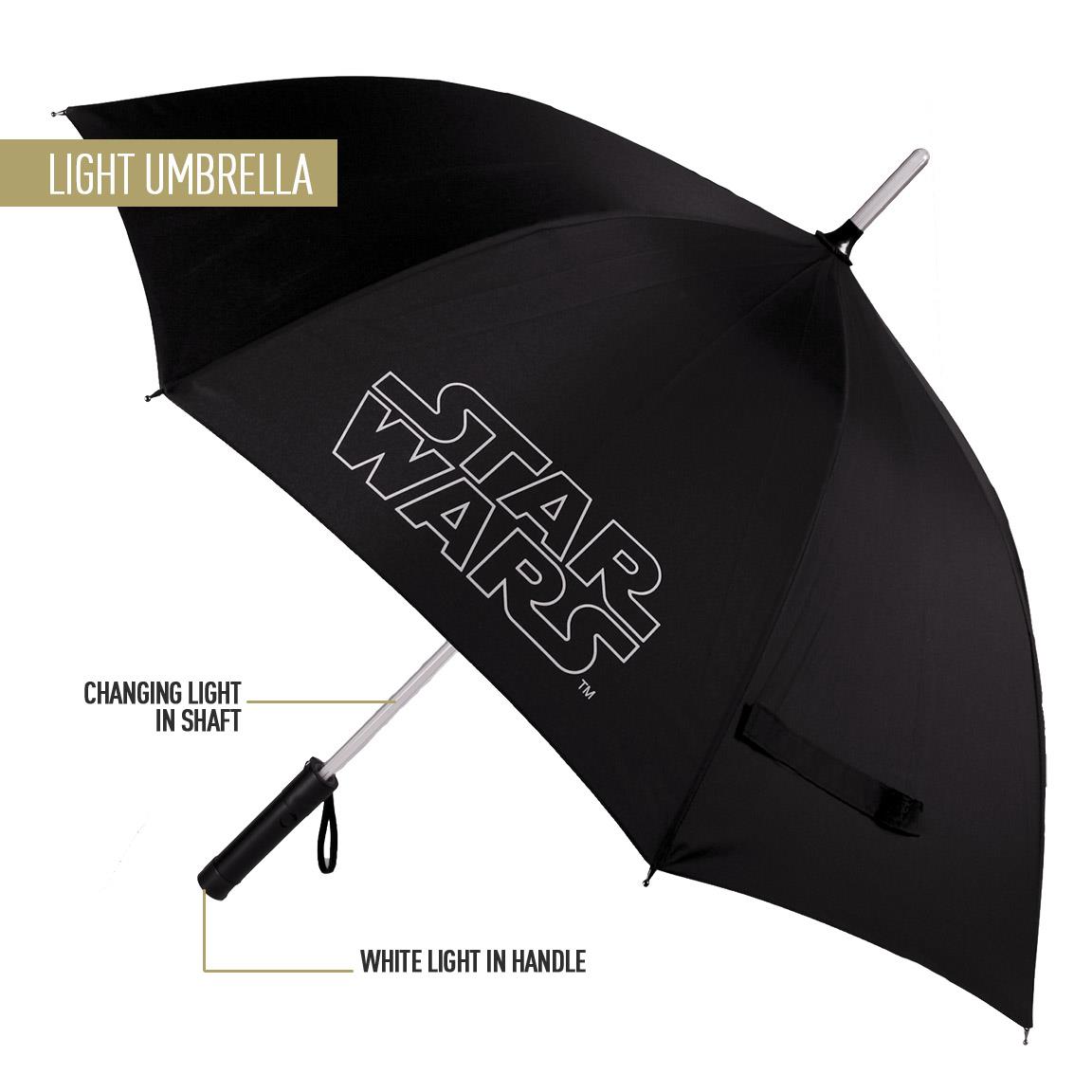 Star Wars Paraply Sort (53 cm) | Star Wars Paraply - Temashop