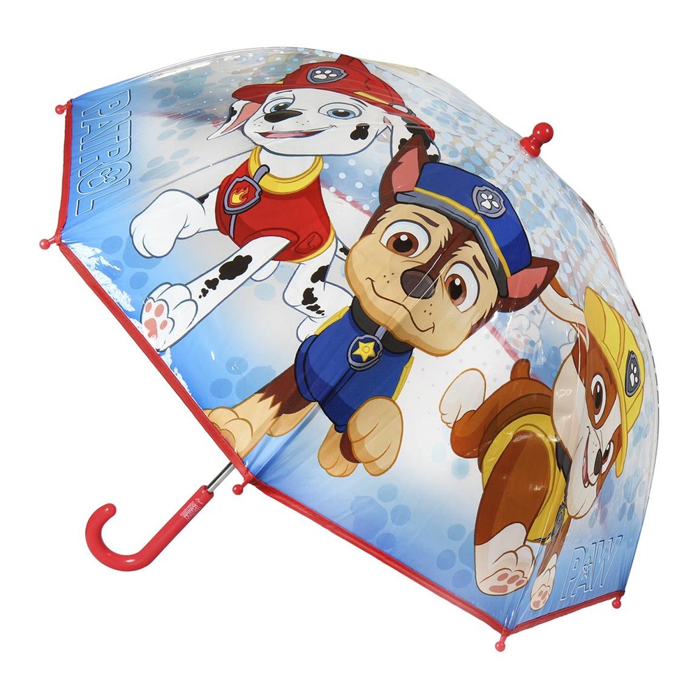 Paw Patrol Marshall, Chase & Rubble Paraply (5 x 5 x 64 cm) | Paw Patrol Paraply - Temashop