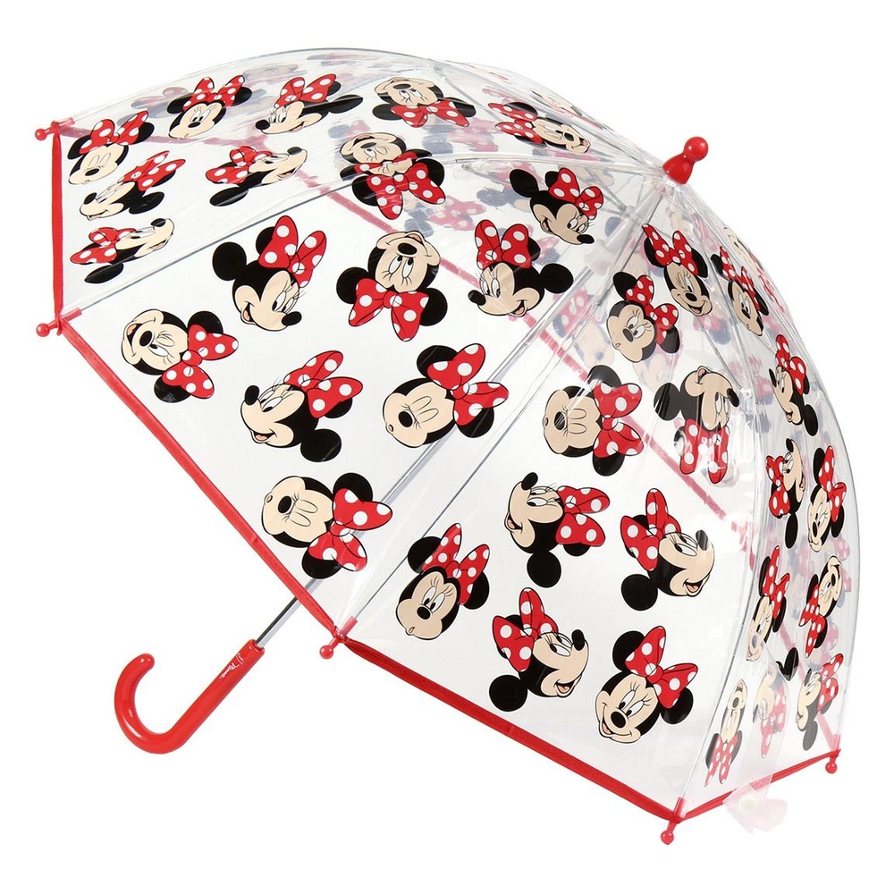 Minnie Mouse Transparent Paraply | Minnie Mouse Paraply - Temashop