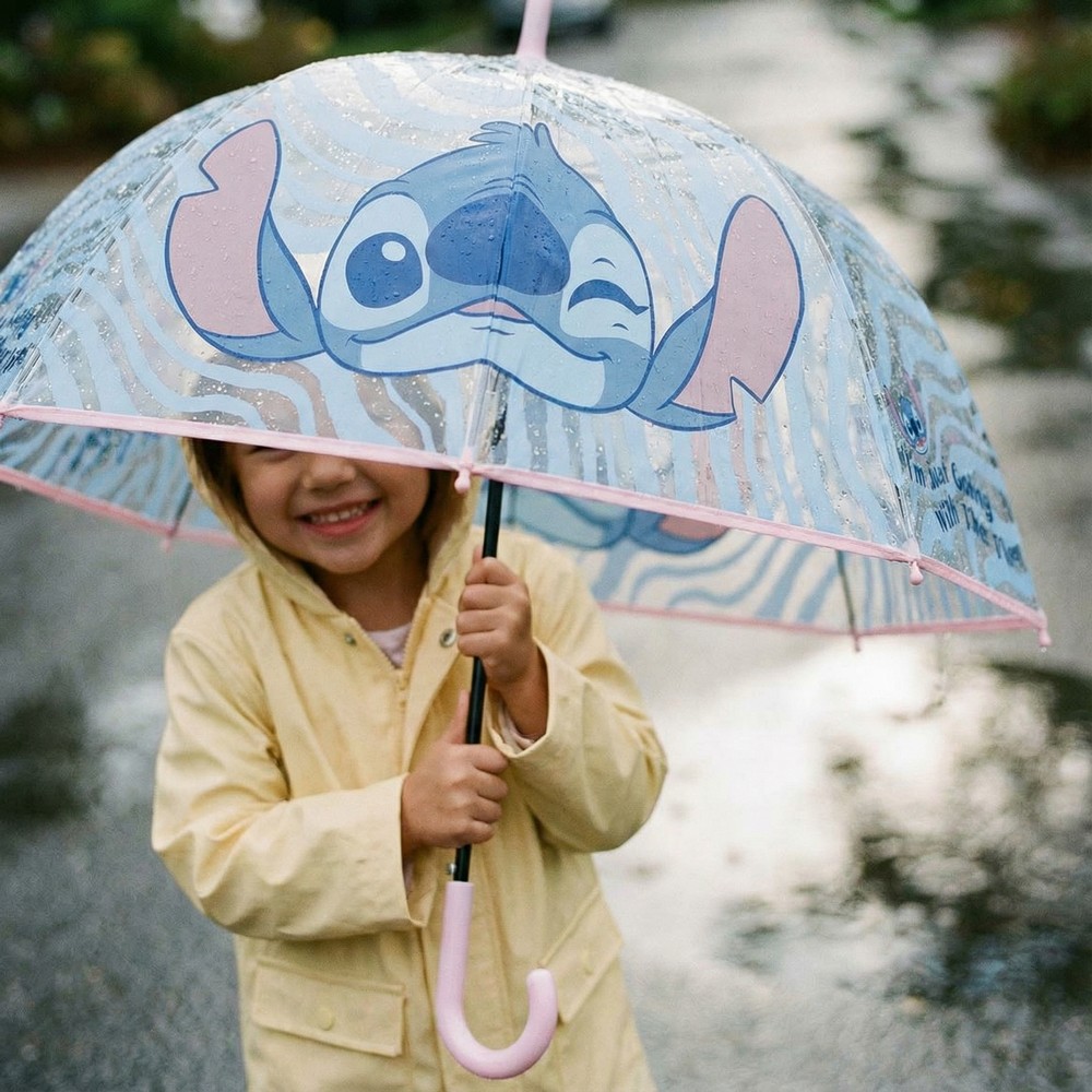Lilo & Stitch Paraply Blå (60 cm) | Lilo & Stitch Paraply - Temashop