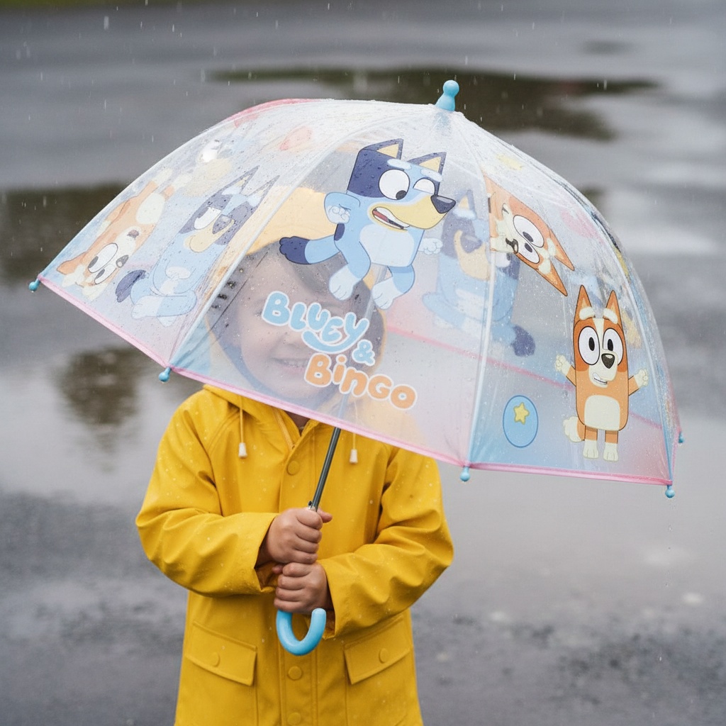 Bluey & Bingo Paraply (45 cm) | Bluey Paraply - Temashop