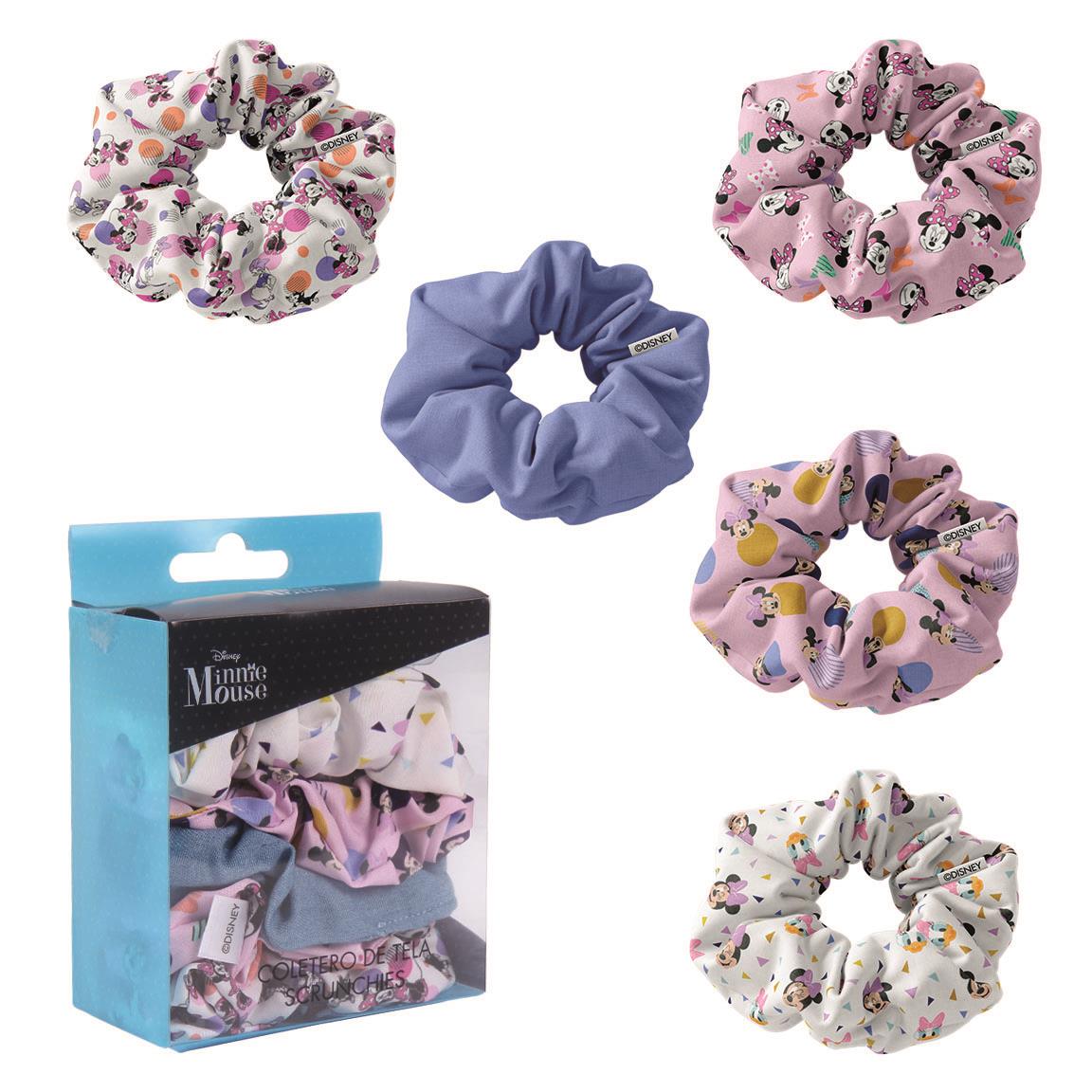 Minnie Mouse Scrunchies Multifarvet (9 x 5 x 12 cm) | Minnie Mouse Hårbøjle / Pandebånd / Hårbånd - Temashop