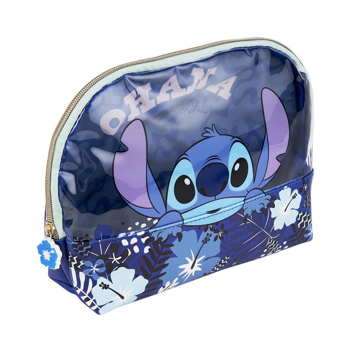 Stitch Ohana Toilettaske Blå (22,6 x 18,6 x 8 cm) | Stitch Toilettasker & Tilbehør - Temashop