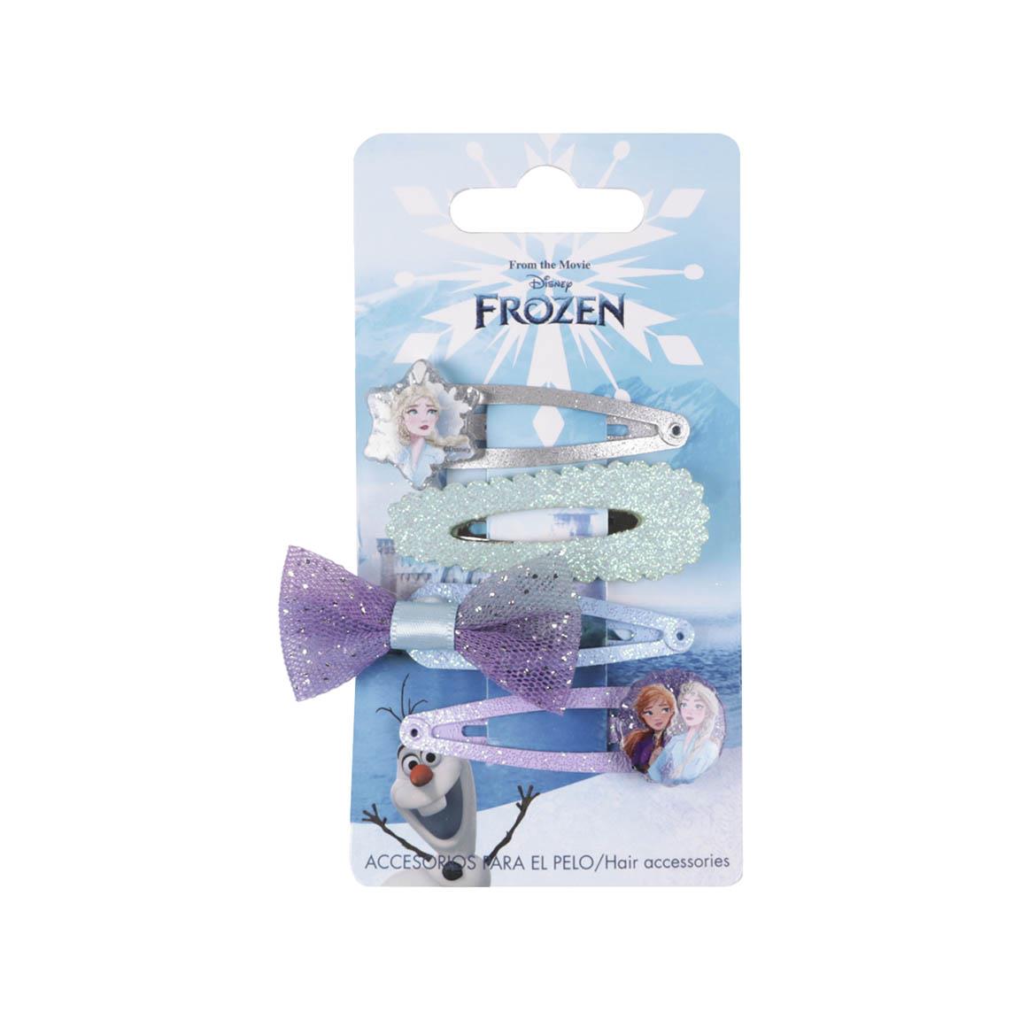 Frozen Glimmer Sløjfe Hårspænder (6,5 x 12,5 x 1 cm) | Frost Hårclips - Temashop