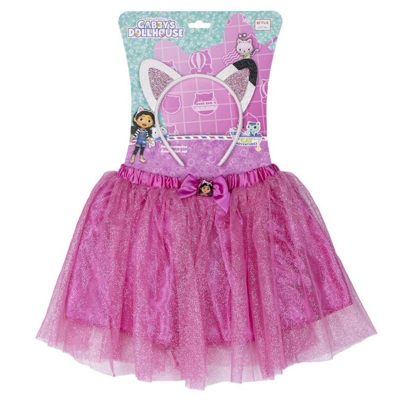 Gabbys Dukkehus Skørt & Hårbøjle | Gabbys Dollhouse Bukser / Skørt / Shorts - Beklædning - Temashop