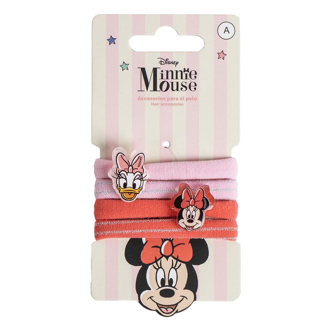 Minnie Mouse Hårelastikker (6,5 x 12,5 x 0,1 cm) | Minnie Mouse Hårbøjle / Pandebånd / Hårbånd - Temashop