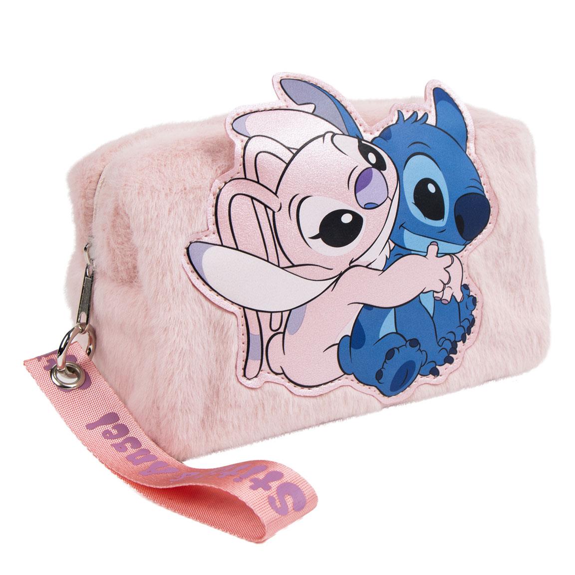 Stitch Angel & Stitch Toilettaske Lyserød (17,5 x 10 x 9 cm) | Stitch Toilettasker & Tilbehør - Temashop