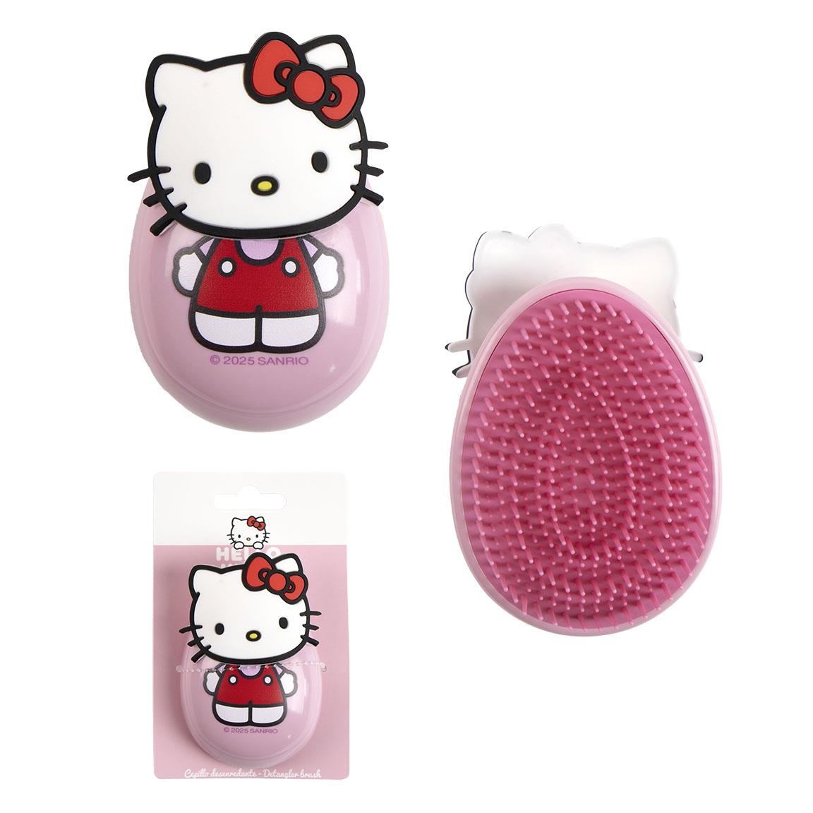 Hello Kitty Hårbørste Lyserød (7 x 9 x 4 cm) | Hello Kitty Børste - Temashop