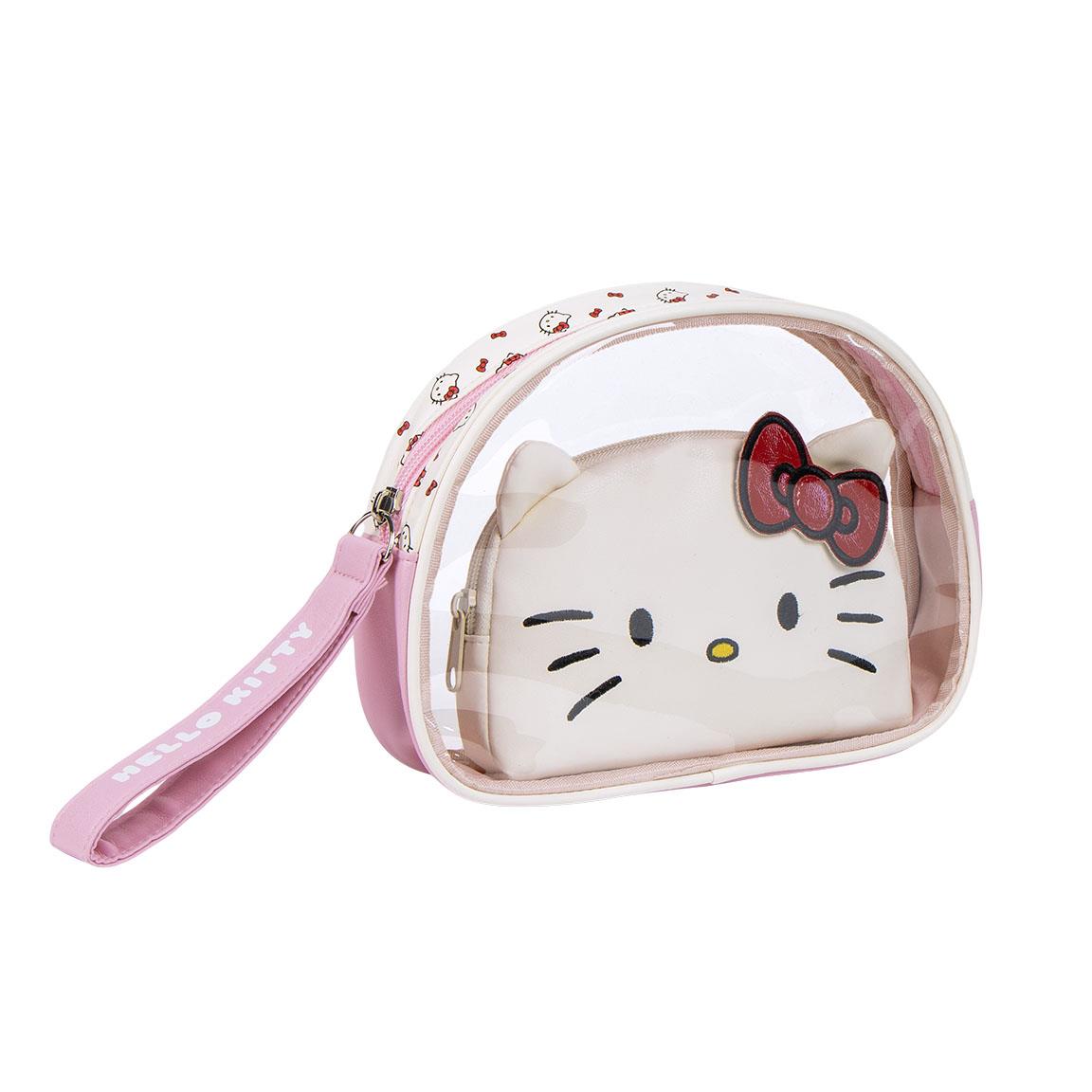 Hello Kitty Toilettaske (21 x 15,5 x 6,5 cm) | Hello Kitty Toilettasker & Tilbehør - Temashop
