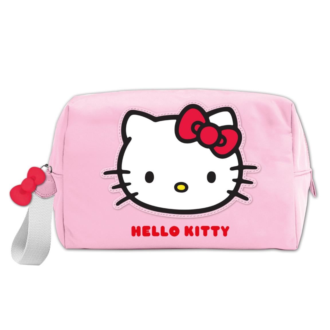 Hello Kitty Toilettaske Lyserød (13 x 20 x 9,5 cm) | Hello Kitty Toilettasker & Tilbehør - Temashop