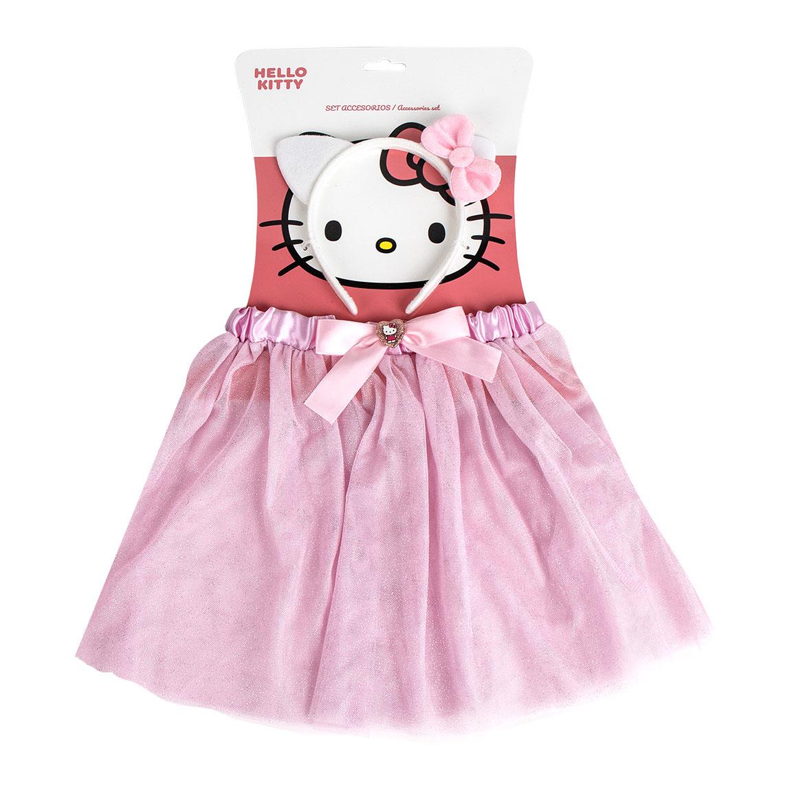 Hello Kitty Hårbøjle & Skørte | Hello Kitty Tilbehørskit - Temashop