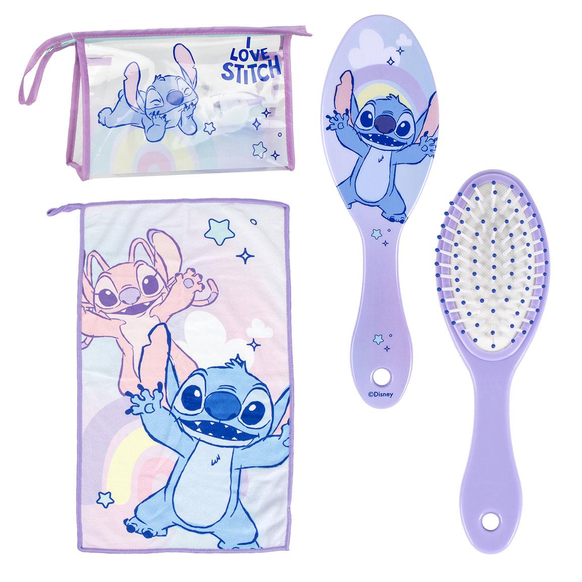 Stitch Regnbue Toilettaske Sæt (23 x 15 x 8 cm) | Stitch Toilettasker & Tilbehør - Temashop