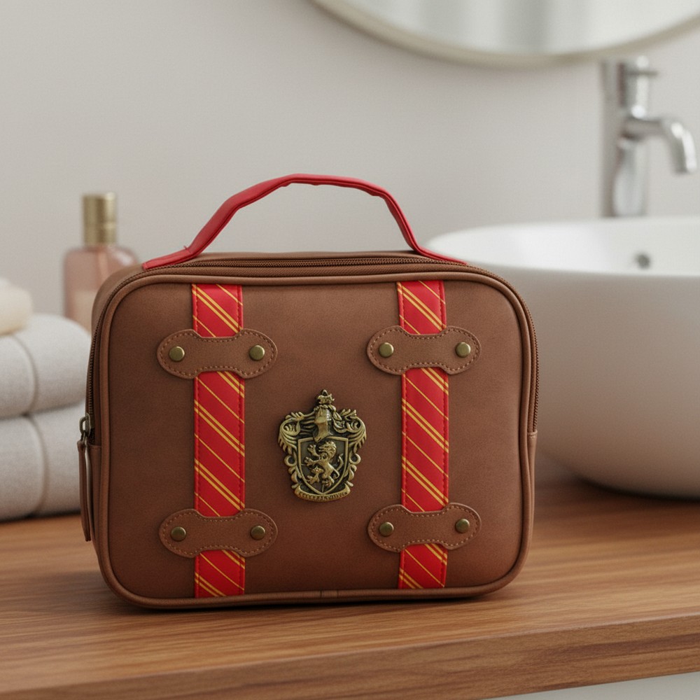 Harry Potter Gryffindor Toilettaske (18 x 8 x 23 cm) | Harry Potter Toilettasker & Tilbehør - Temashop