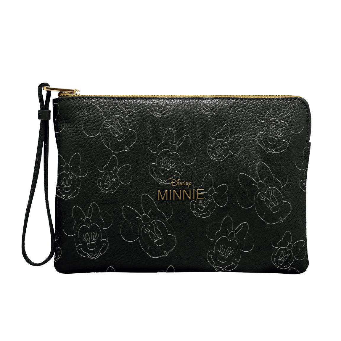 Minnie Mouse Mønster Toilettaske Sort (21,5 x 14 x 1 cm) | Minnie Mouse Toilettasker & Tilbehør - Temashop