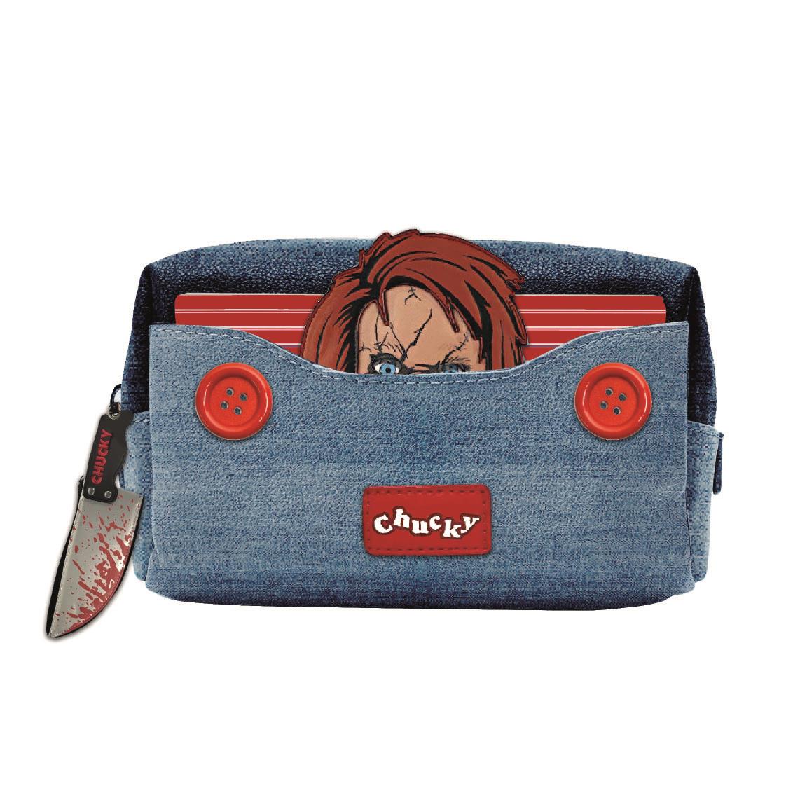 Chucky Denim Toilettaske (20 x 11 x 9 cm) | Chucky Toilettasker & Tilbehør - Temashop