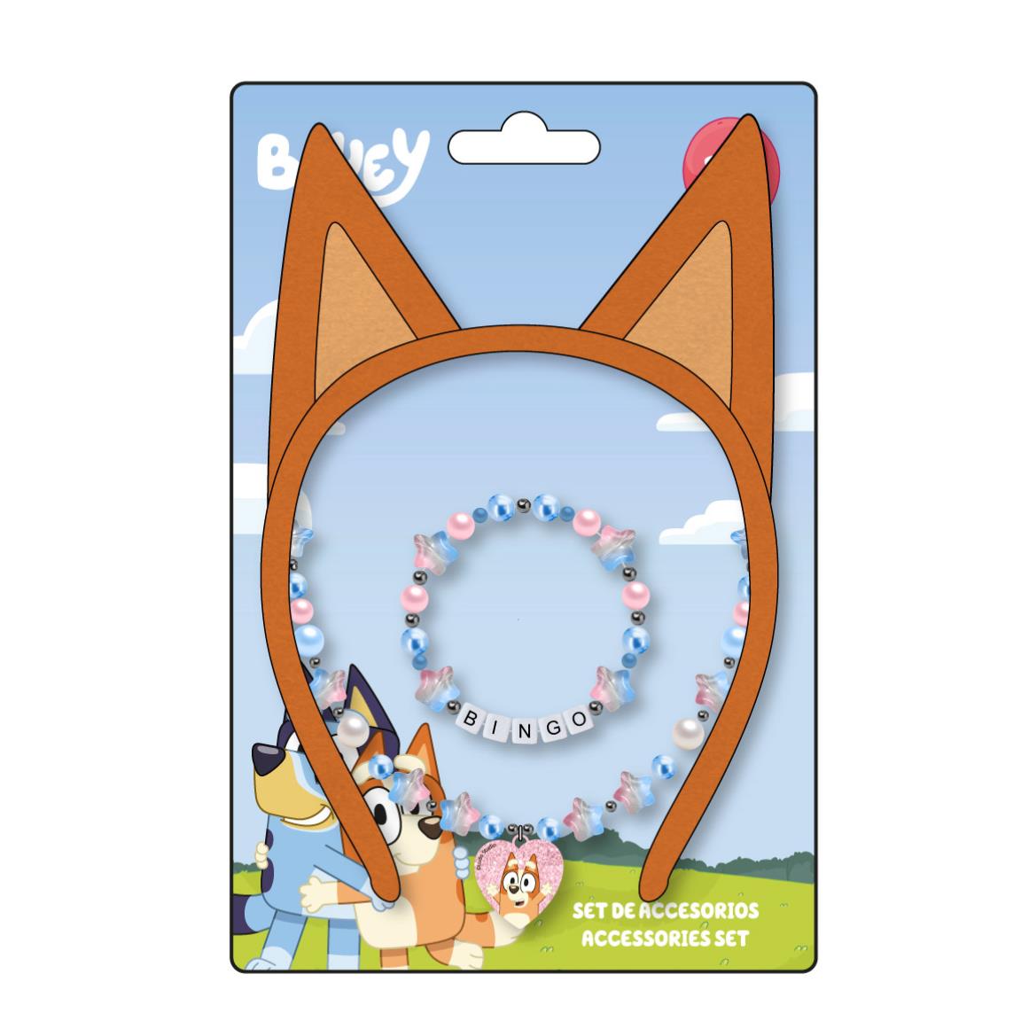 Bluey Hårbøjle & Smykker Orange (12,5 x 19 x 2 cm) | Bluey Tilbehørskit - Temashop