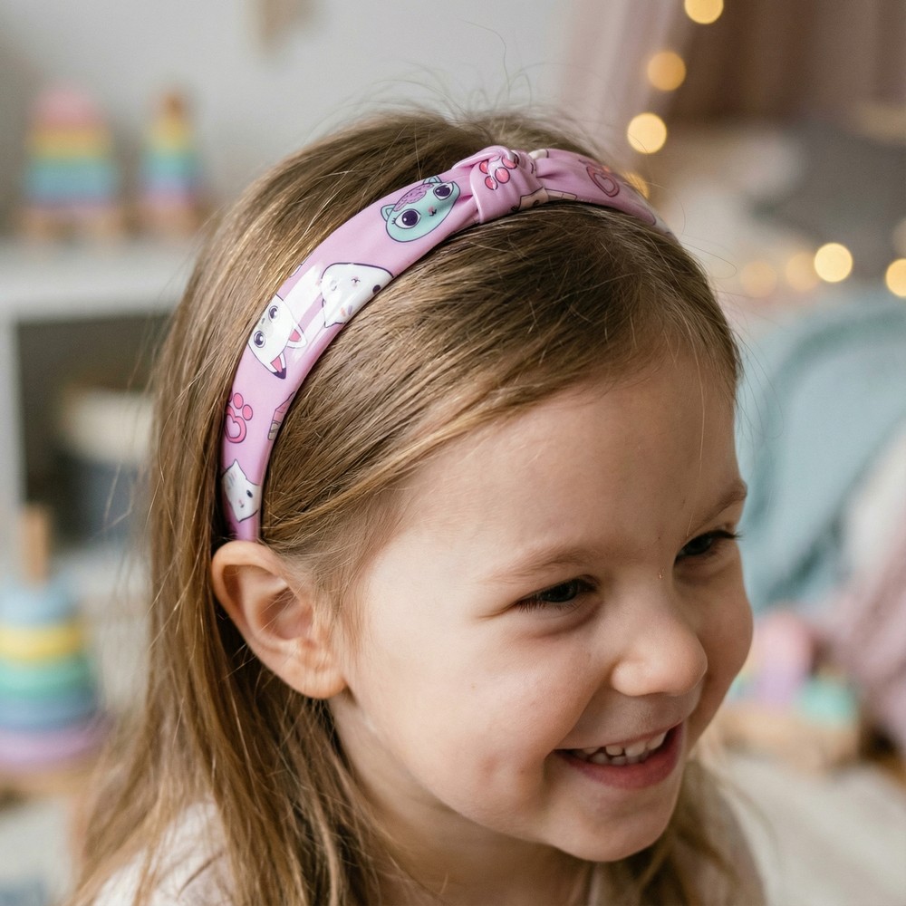 Gabbys Dukkehus Hårbøjle Lyserød (12,5 x 15 x 3 cm) | Gabbys Dollhouse Hårbøjle / Pandebånd / Hårbånd - Temashop